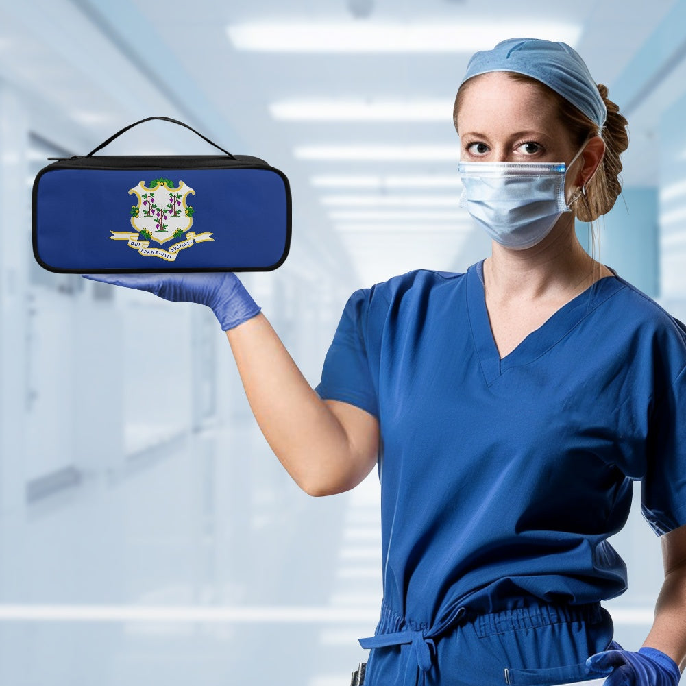 Connecticut Flag Inspired Stethoscope Storage Bag