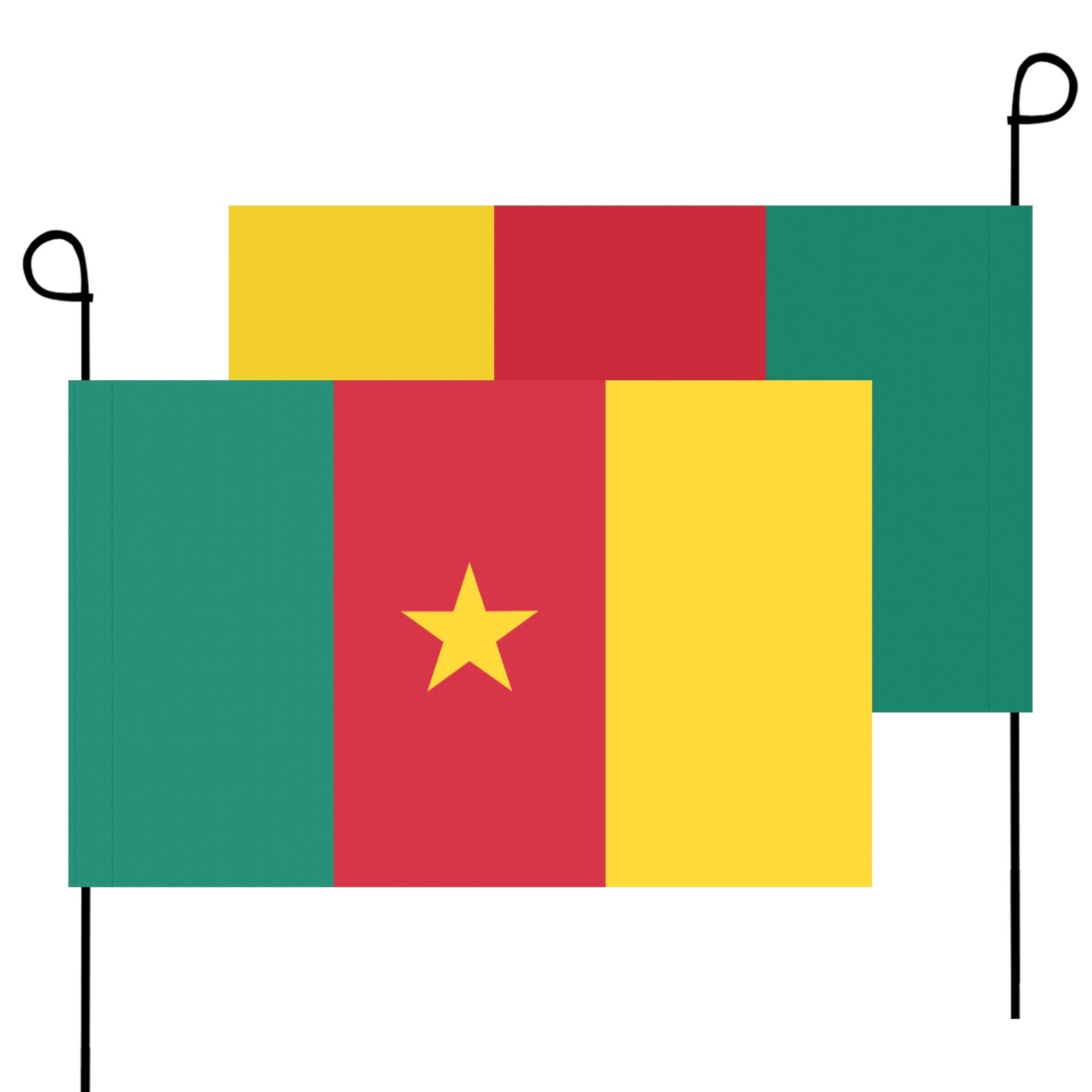 Luv My Flag garden flags featuring Cameroon flag design.