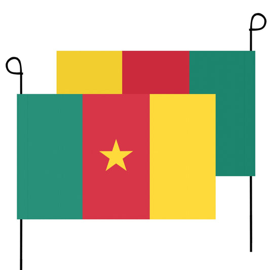 Luv My Flag garden flags featuring Cameroon flag design.