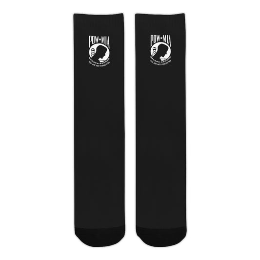 POW/MIA Flag Inspired Crew Socks | Ships from USA