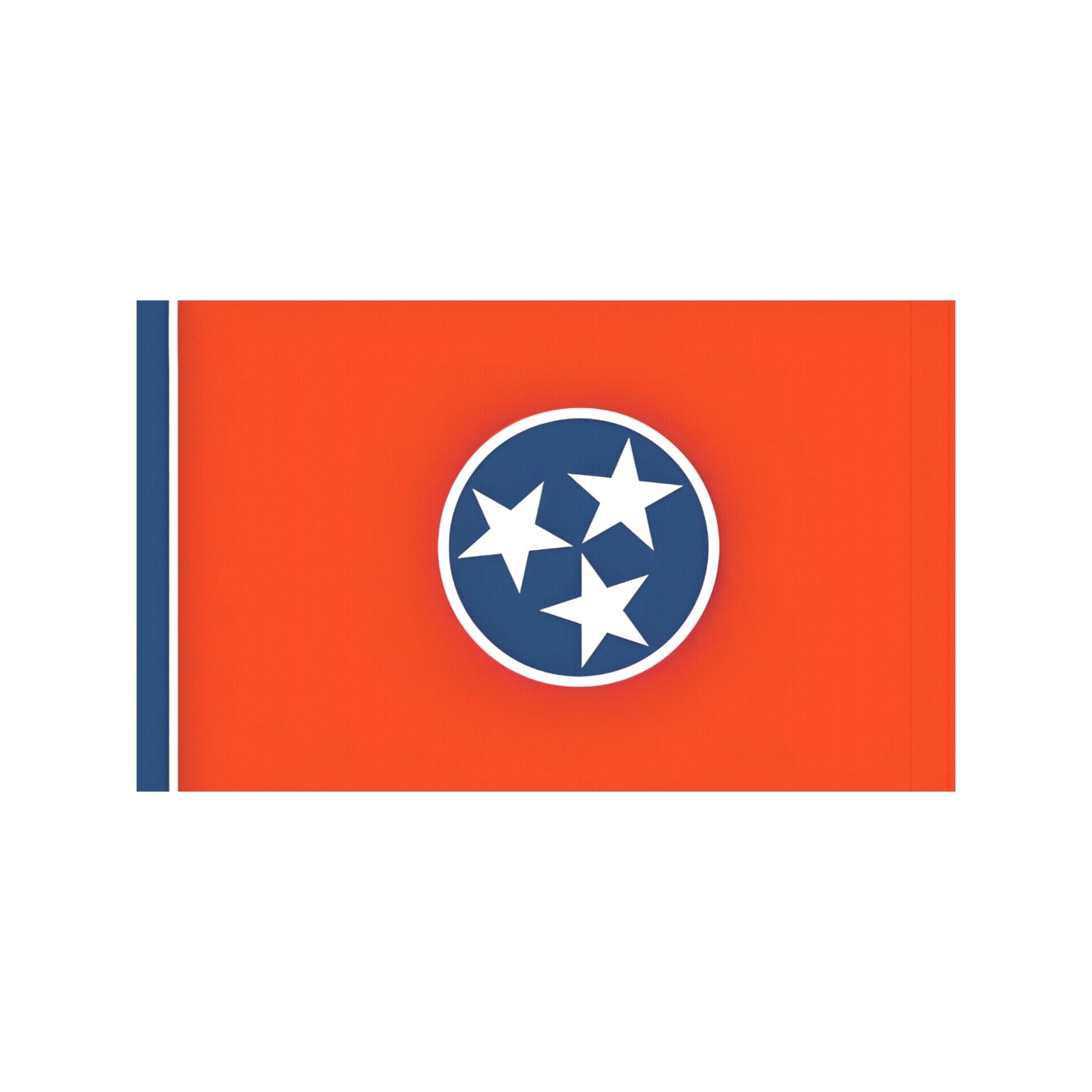 Red flag with stars in circle, Luv My Flag.
