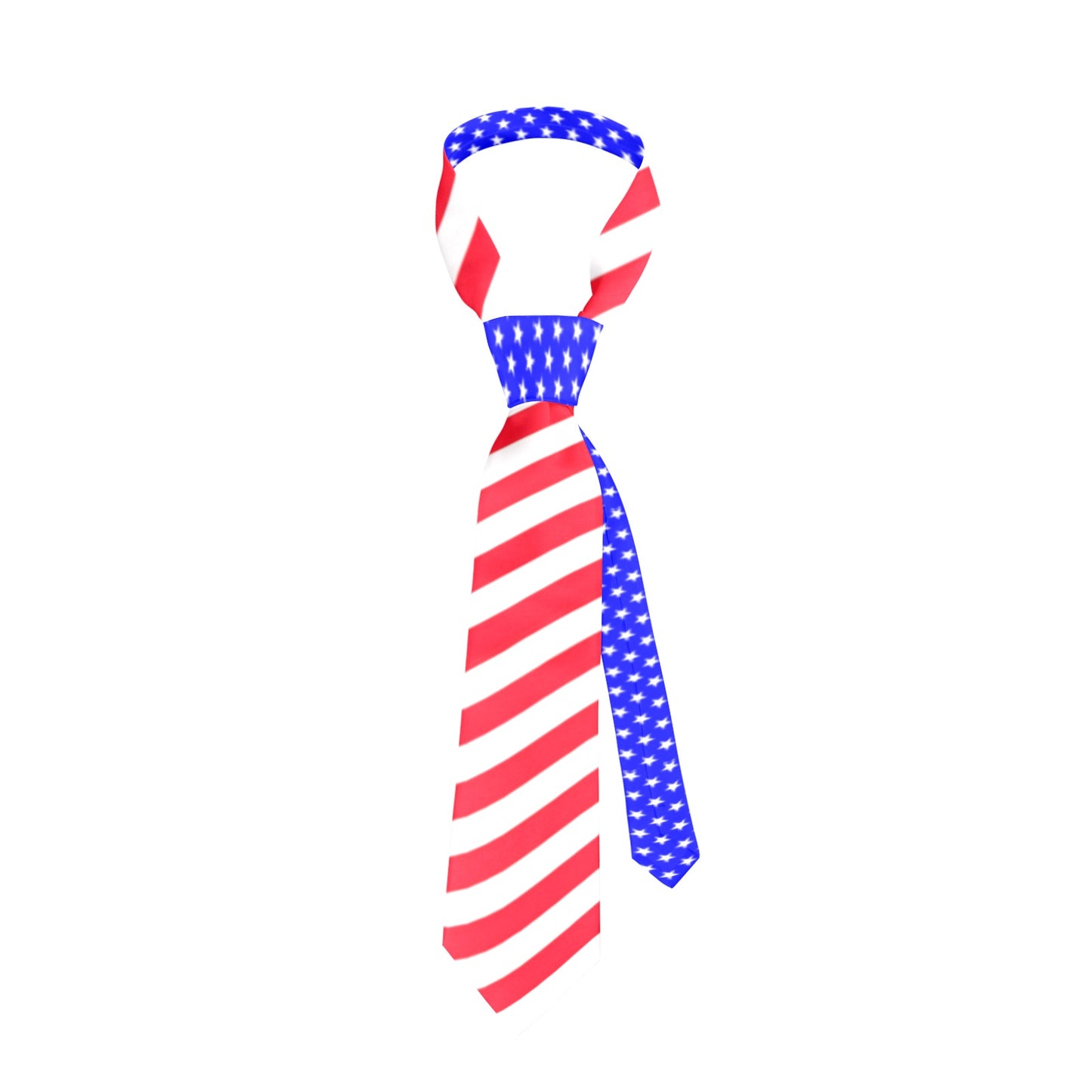 USA/American Flag Inspired Style-5 Classic Necktie (Two Sides)