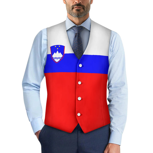 Slovenia Flag Suit vest jacket