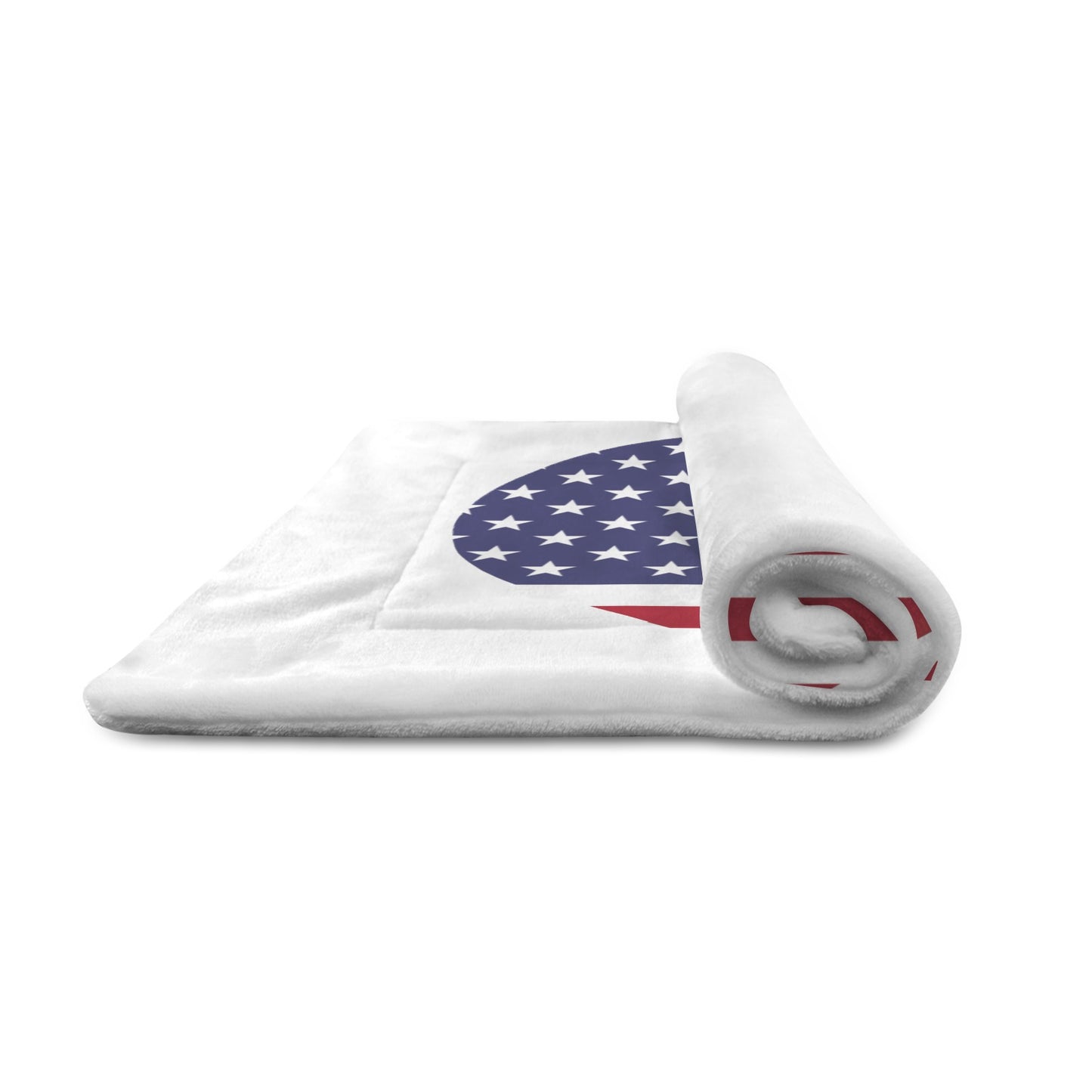USA/American Flag Inspired Heart Pet Mat 25x18inch (Made in the USA)