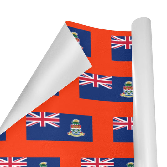 Cayman Islands Flag Custom Gift Wrapping Paper 58"x 22.5" (4 Rolls)