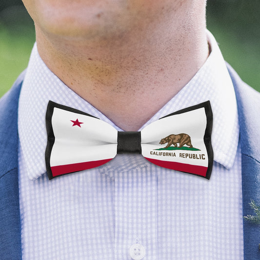 California Flag Inspired Bow Tie – Look Sharp, Show your Columbian Pride-2