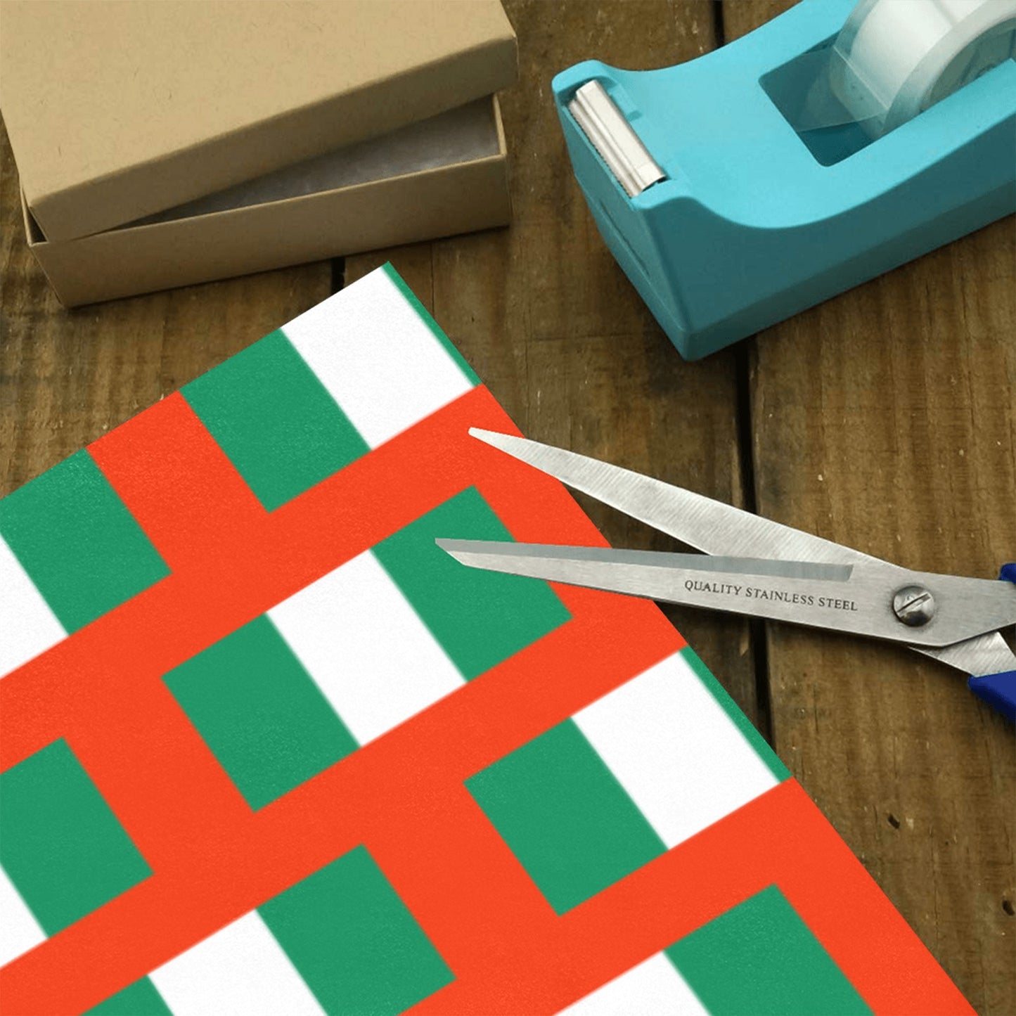 Nigeria Flag Inspired Custom Gift Wrapping Paper 58"x 22.5" (4 Rolls)