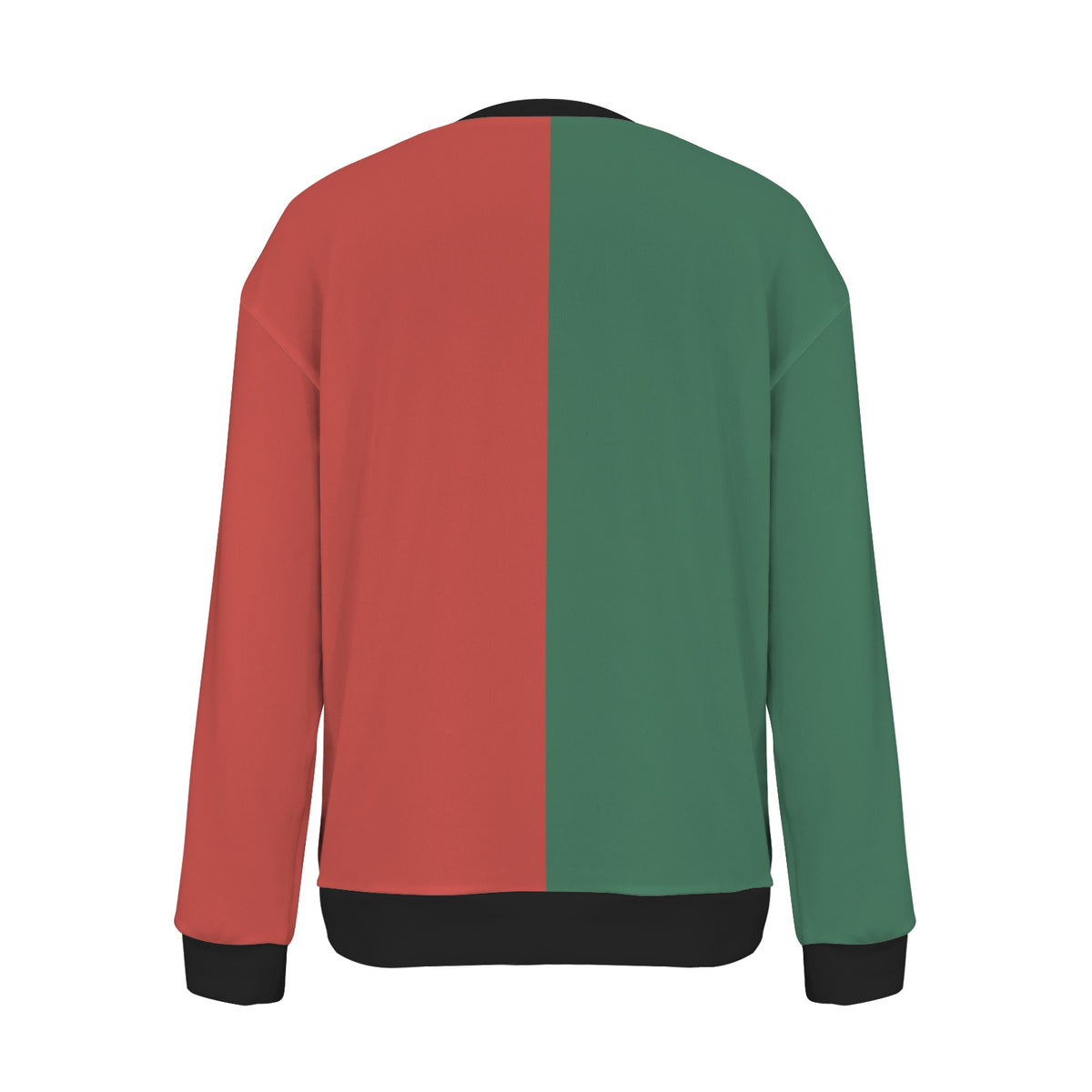 Mexico Flag Inspired Women's Crew Neck Sweater Printed in the USA