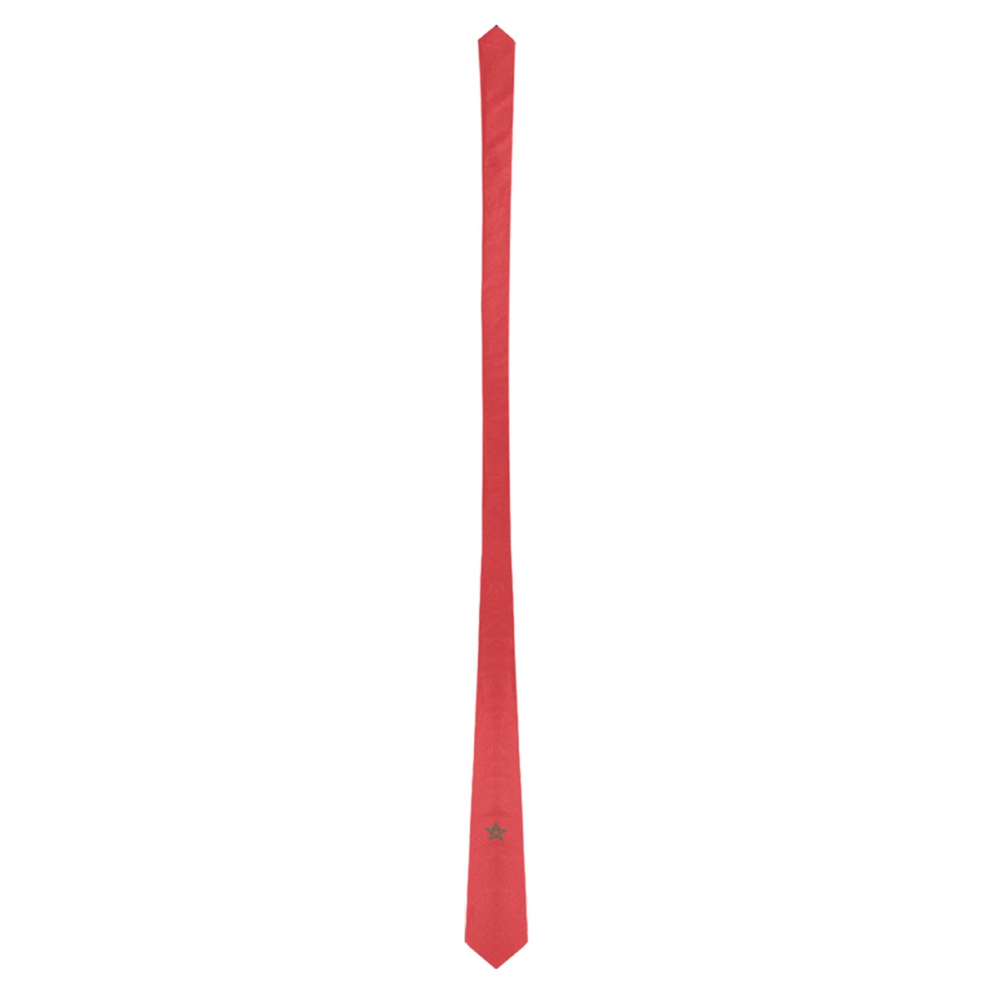 Morocco Flag Inspired Classic Necktie (Two Sides)