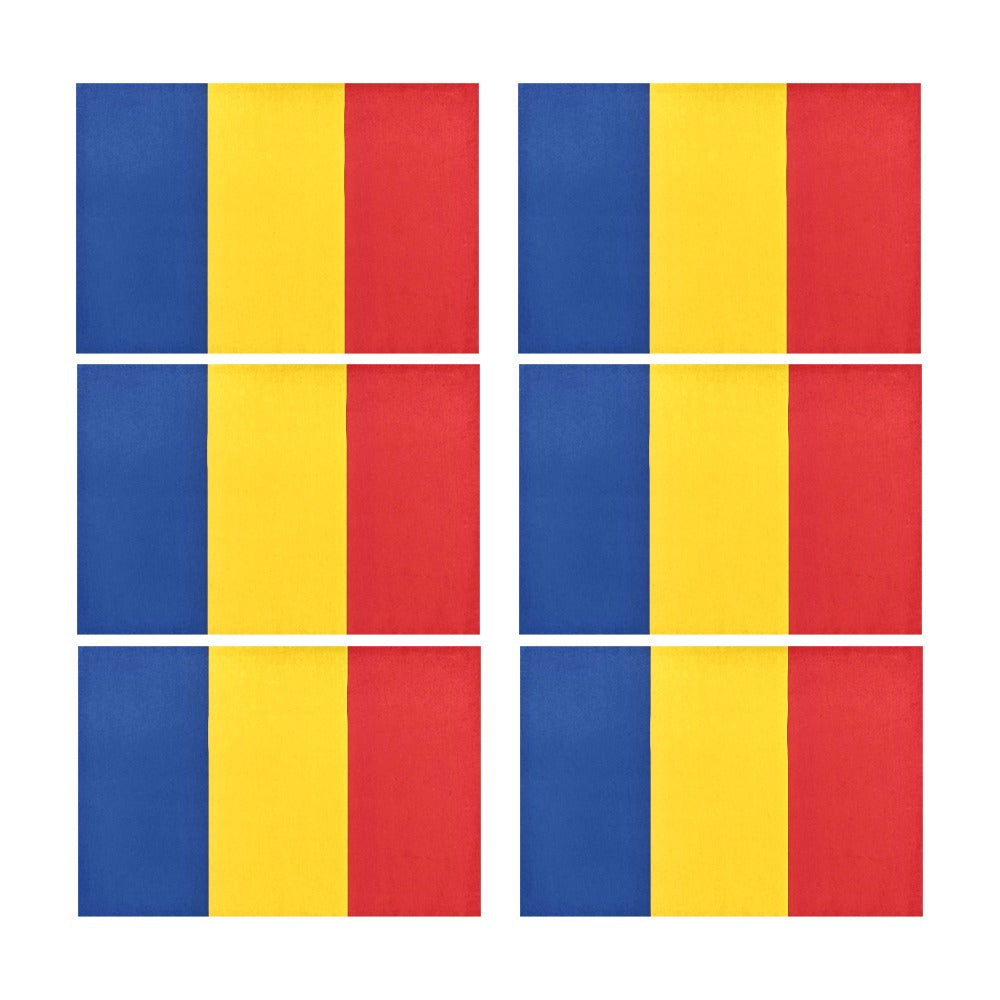 Romania Flag Placemats 12" x 18" (Set of 6)