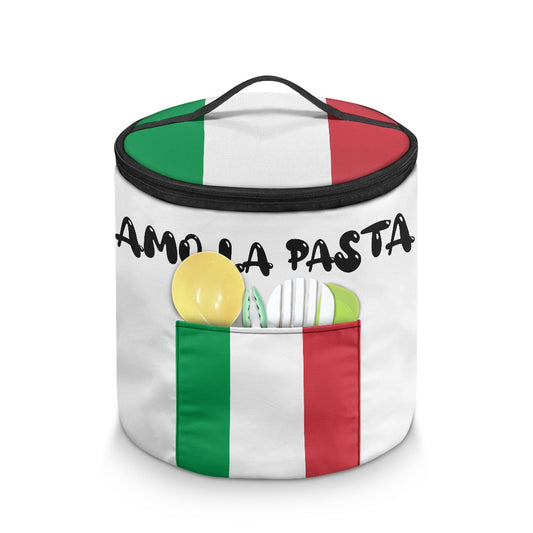 Italy Flag Inspired "AMO LA PASTA"  Electric Pressure Cooker Insulation Bag