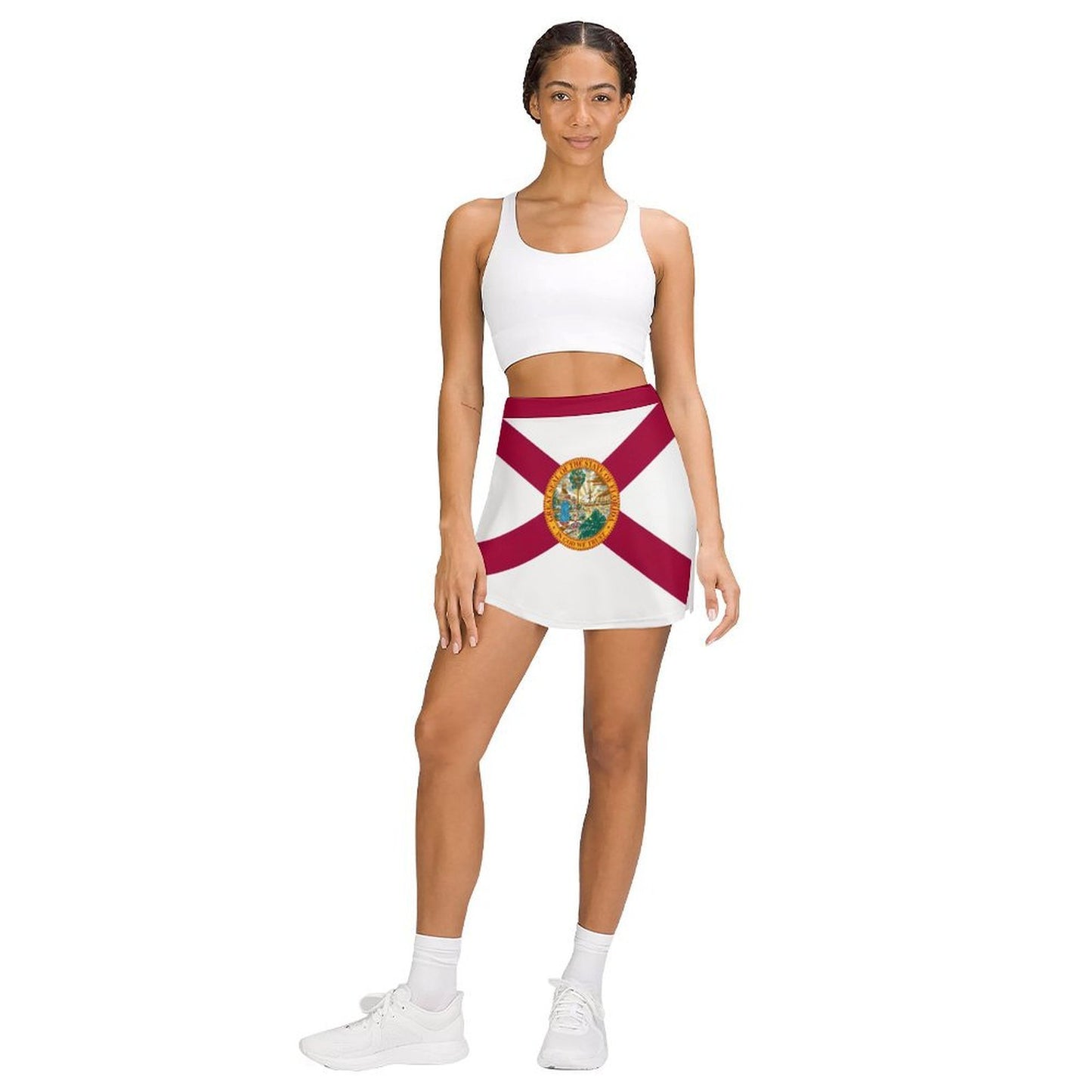 Florida Flag Inspired Women’s Skort with Pocket