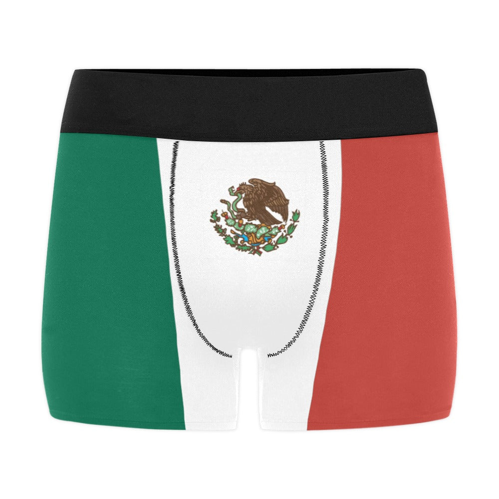 Mexico Flag Inspired Men's Boxer Briefs | Ships from the USA