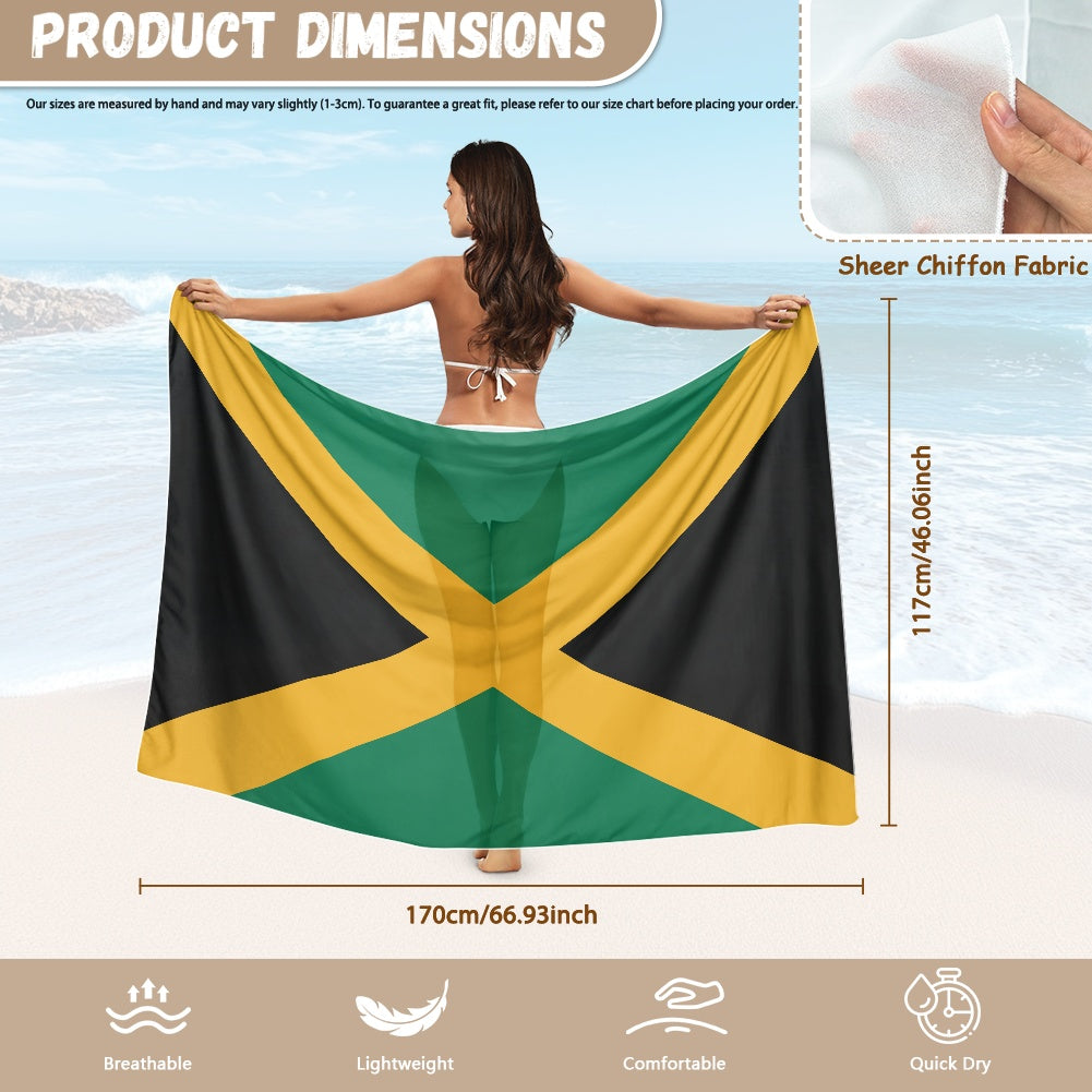 Jamaica Flag Inspired Bikini Cover-Up