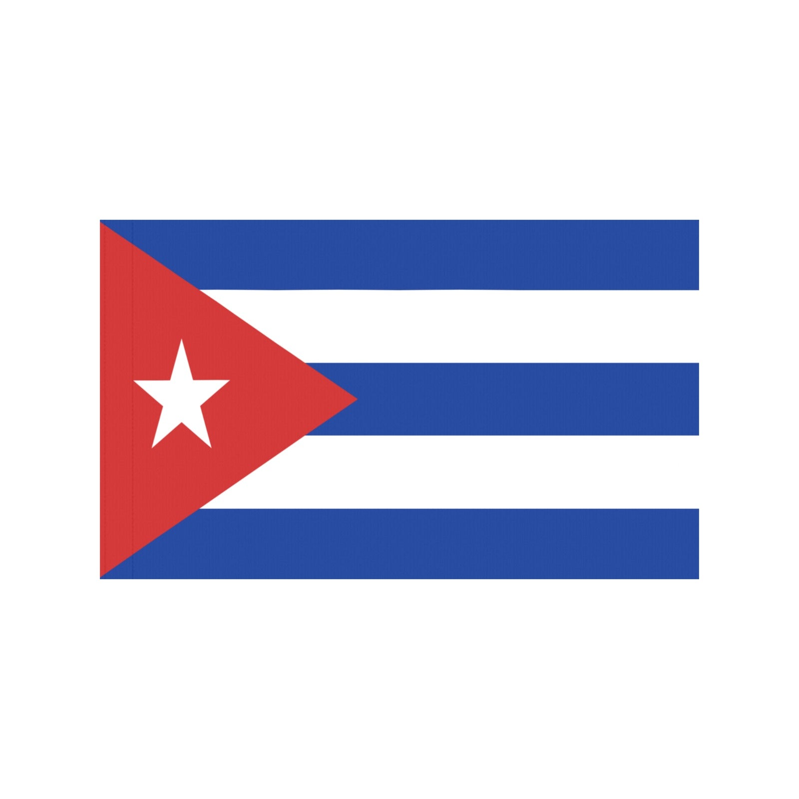 Cuban flag design by Luv My Flag brand.