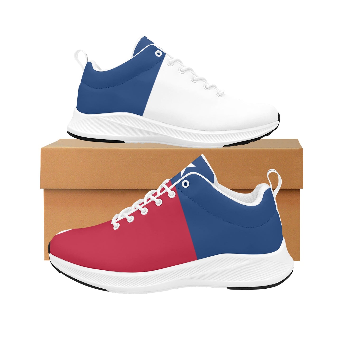 Texas Flag Inspired Men's Alpha Running Shoes