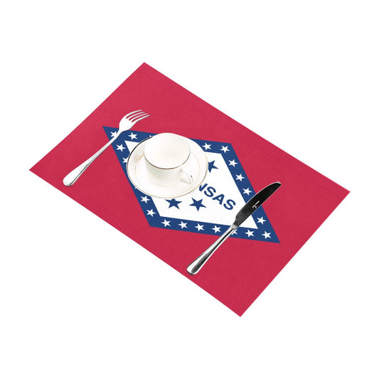 Arkansas  Flag Placemats 12" x 18" (Set of 6)