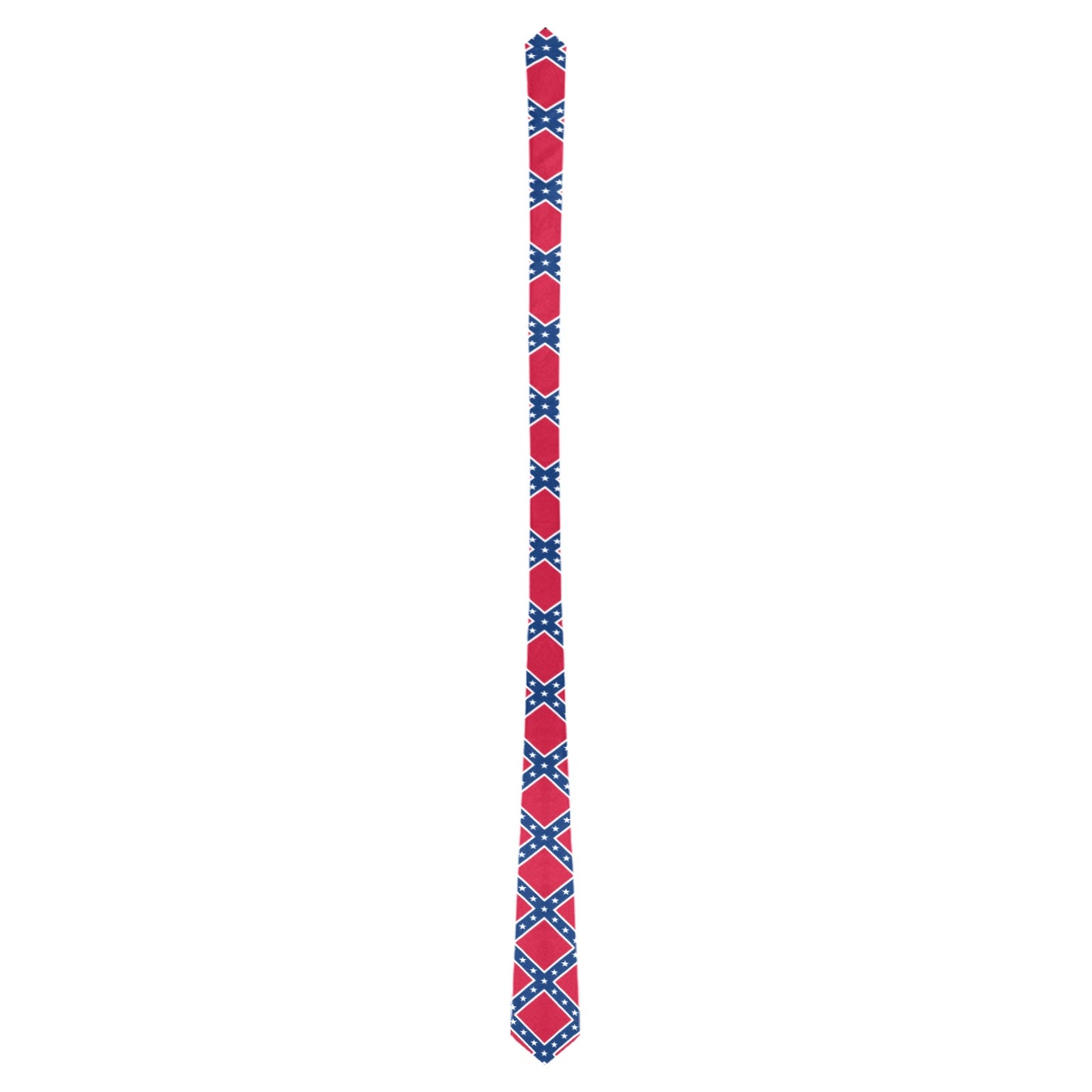 Confederate Battle Flag Pattern Style-2 Classic Necktie (Two Sides)