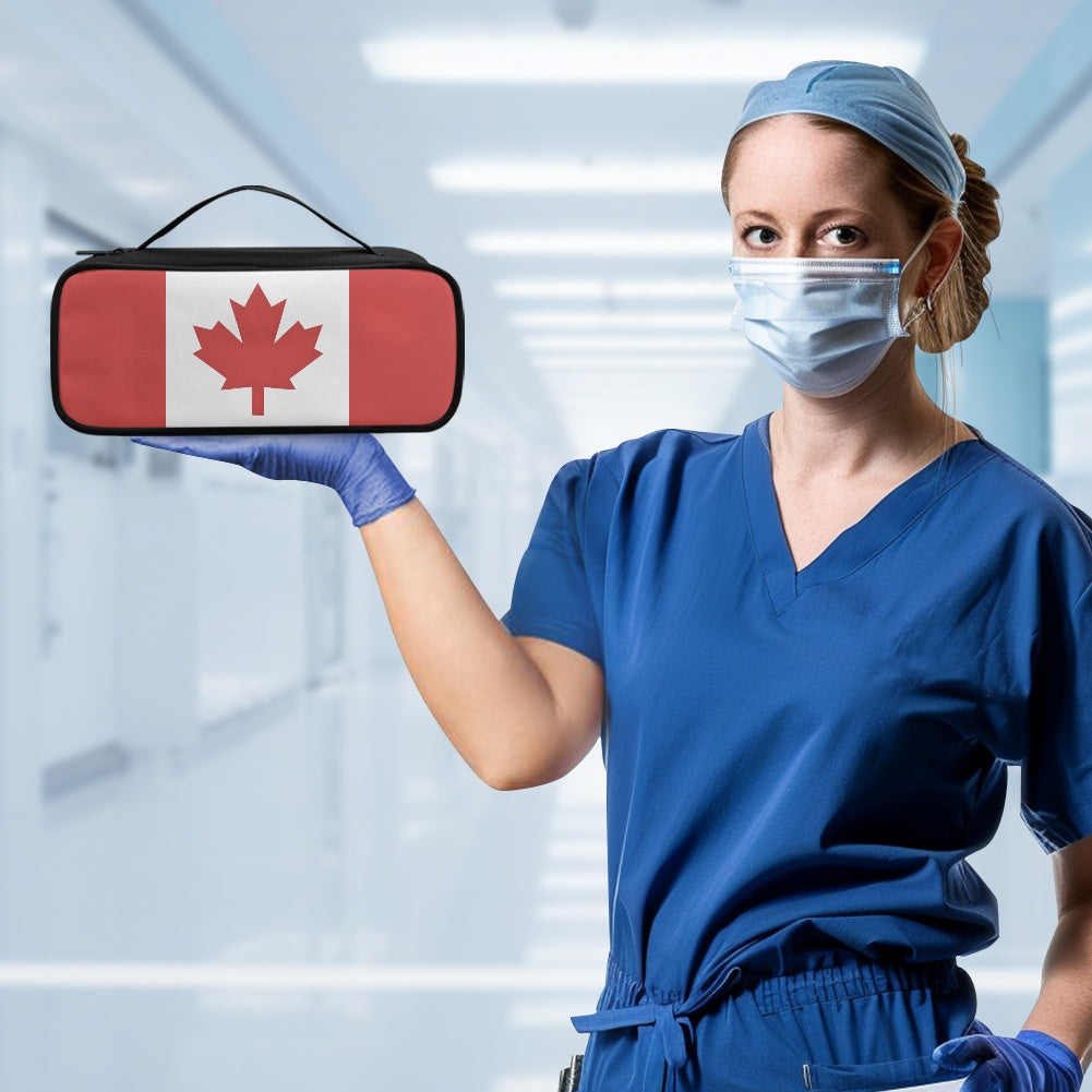 Canada Flag Inspired Stethoscope Storage Bag