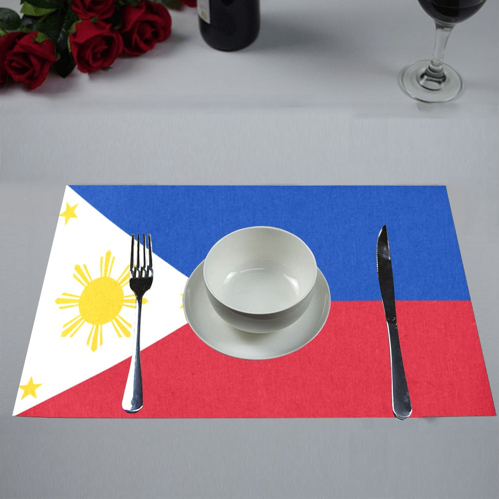 Philippines Flag Placemats 12" x 18" (Set of 6)