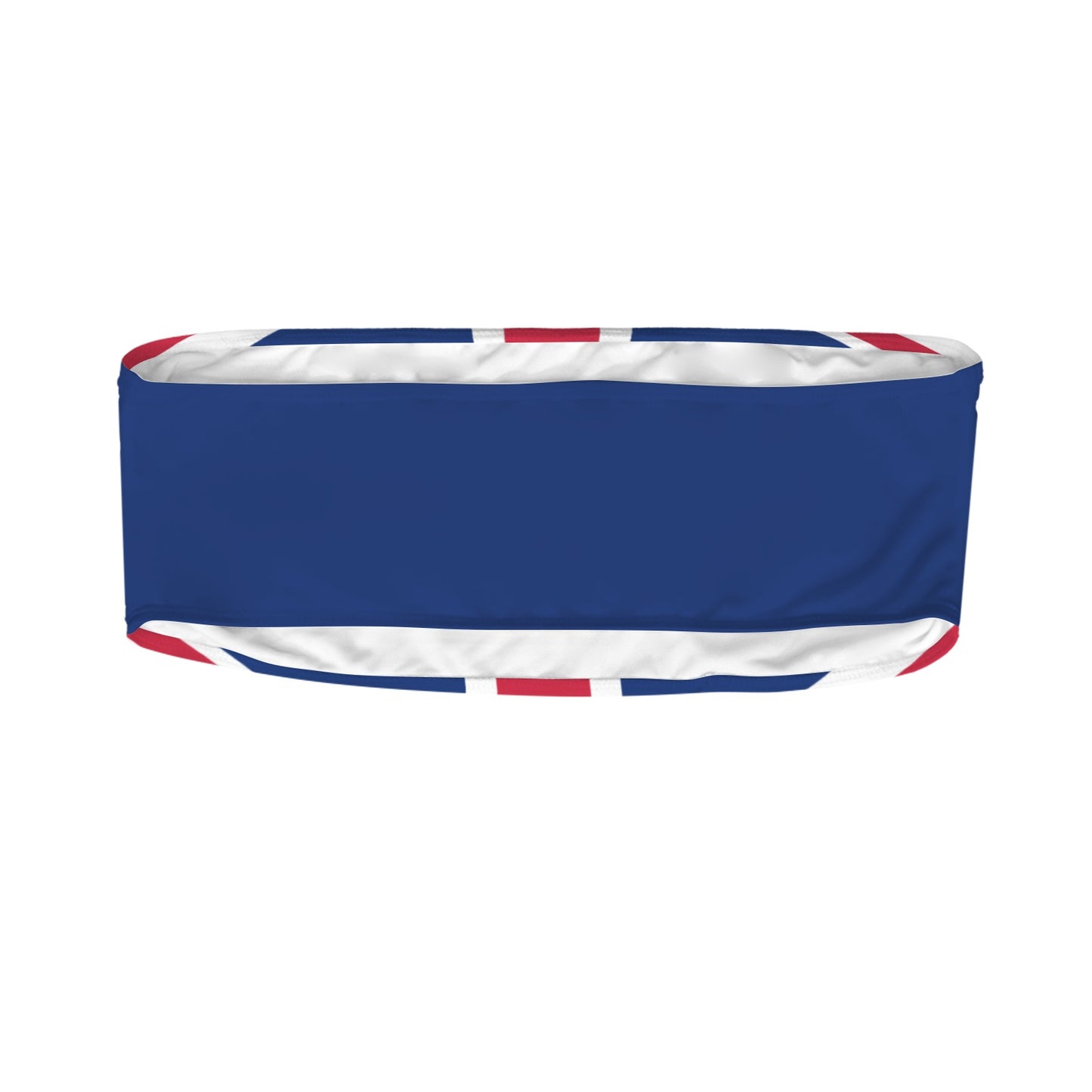 UK/Great Britain Flag Inspired Bandeau Tube Bikini Top