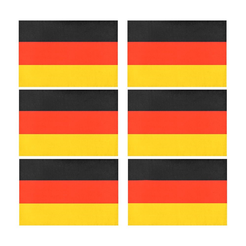 Germany Flag Placemats 12" x 18" (Set of 6)