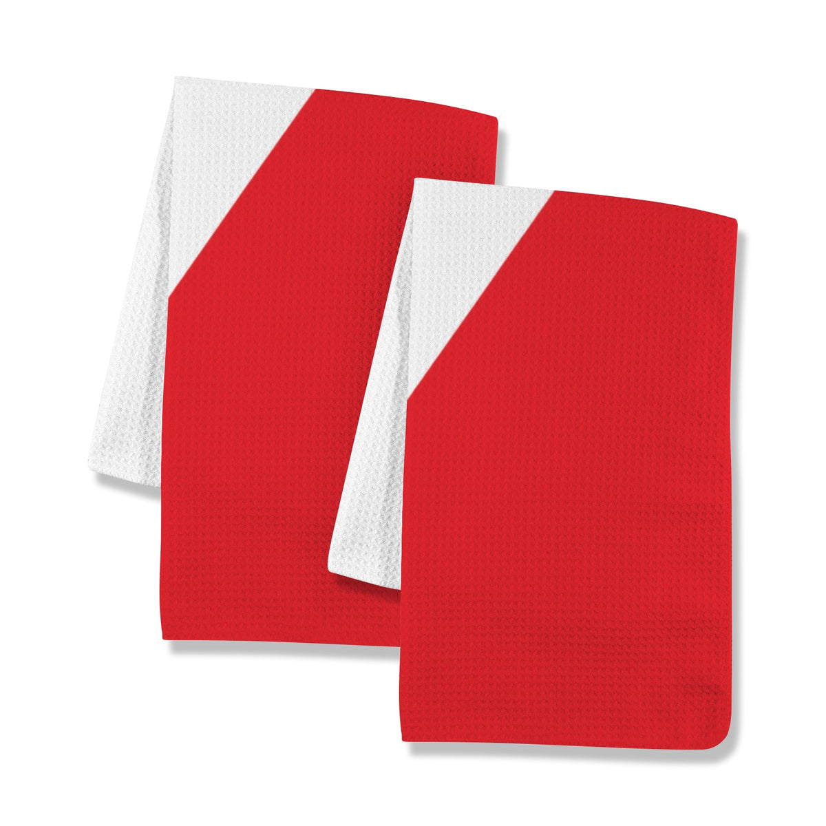 Diver Down Flag Inspired Kitchen Towel 40X60cm (Pack of 2) | Printed In the USA