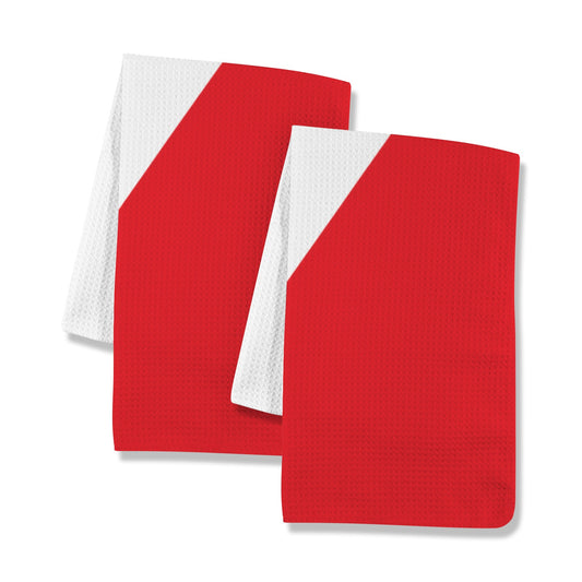 Diver Down Flag Inspired Kitchen Towel 40X60cm (Pack of 2) | Printed In the USA