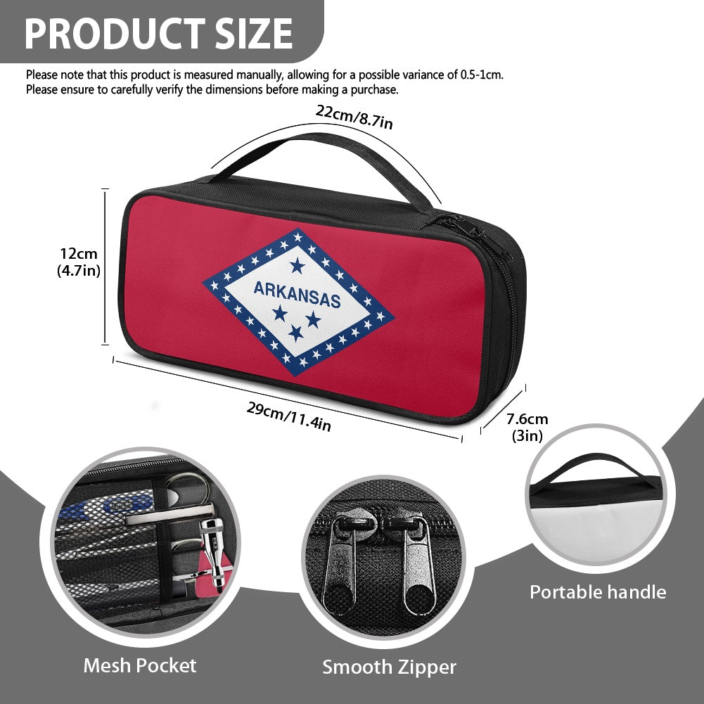 Arkansas Flag Inspired Stethoscope Storage Bag