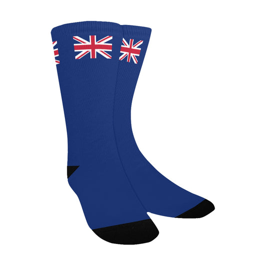 UK/Great Britain Flag Inspired Kid's Custom Socks (Made in the USA)