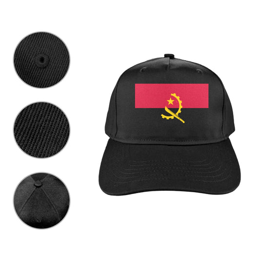 Angola Flag Inspired Baseball Cap | Printed in the USA