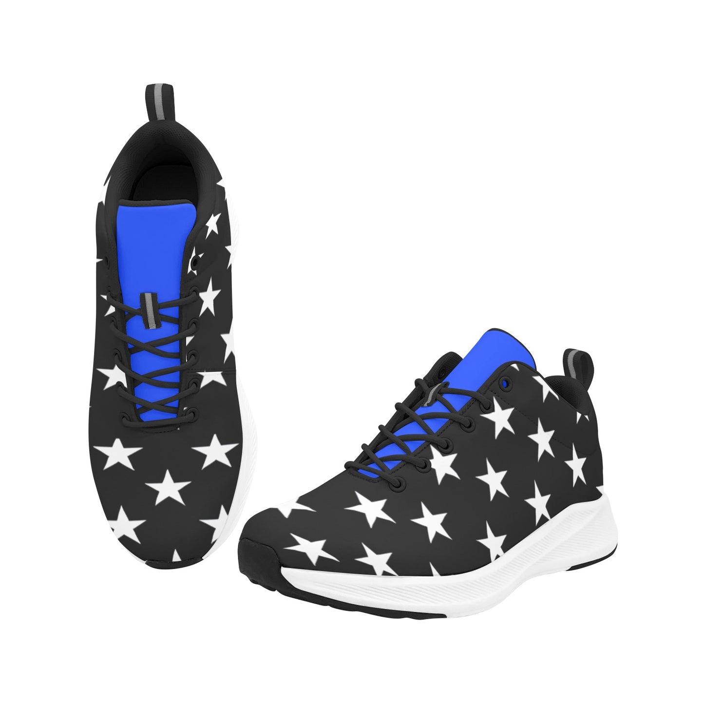 Thin Blue Line Flag Inspired Men's Alpha Running Shoes