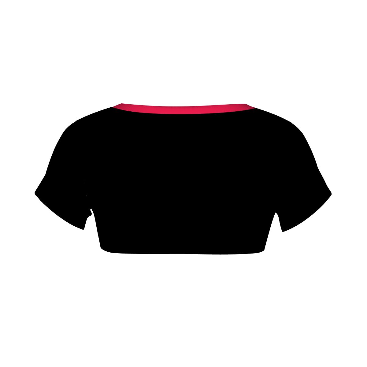 Thin Red Line Flag Inspired Women's 1/2 Cut Short Sleeve T-Shirt Style-2
