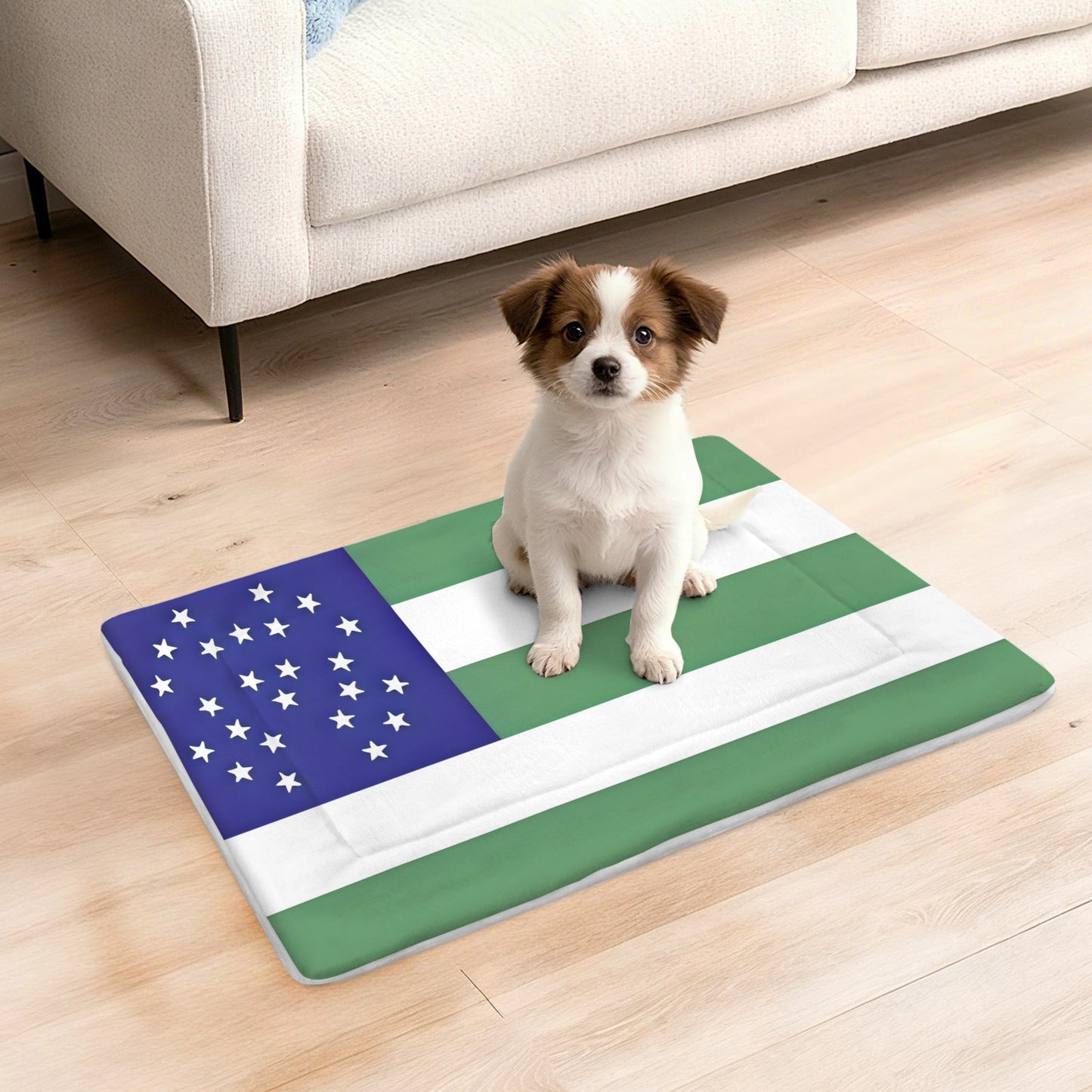 NYPD Flag Inspired Pet Mat 25x18inch (Made in the USA)