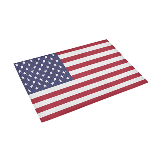 USA/American Flag Inspired Doormat 30" x 18" (Sponge Material)