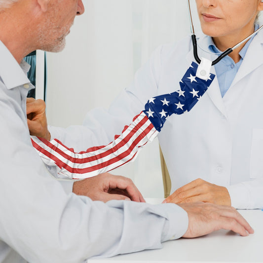 USA/American Flag Inspired Stethoscope Cover – Medical Gear with a Purpose