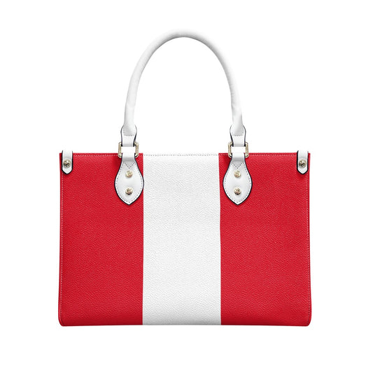 Peru Flag Bag With Chic Allure – PU Leather Purse That Feels So Pure - Luv My Flag