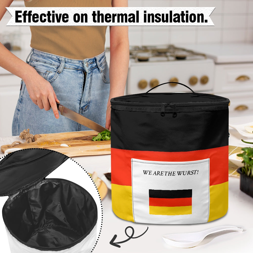 Germany Flag Inspired "WE ARE THE WURST" Electric Pressure Cooker Insulation Bag