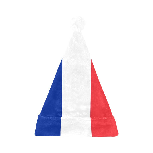 France Flag Christmas Santa Hat