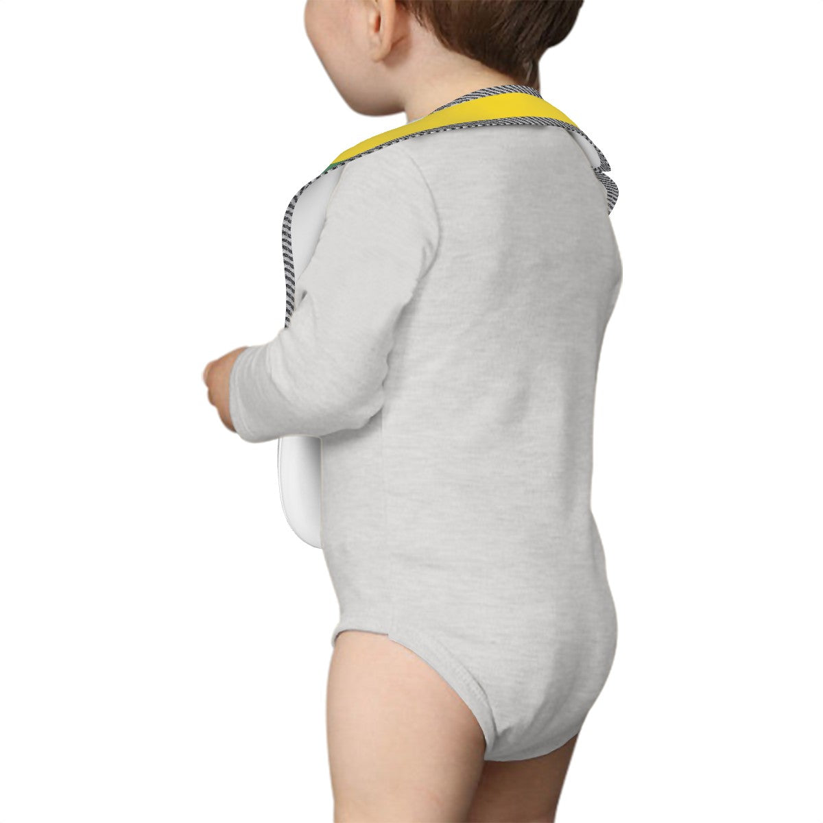 Brazil Flag Inspired Baby Bib