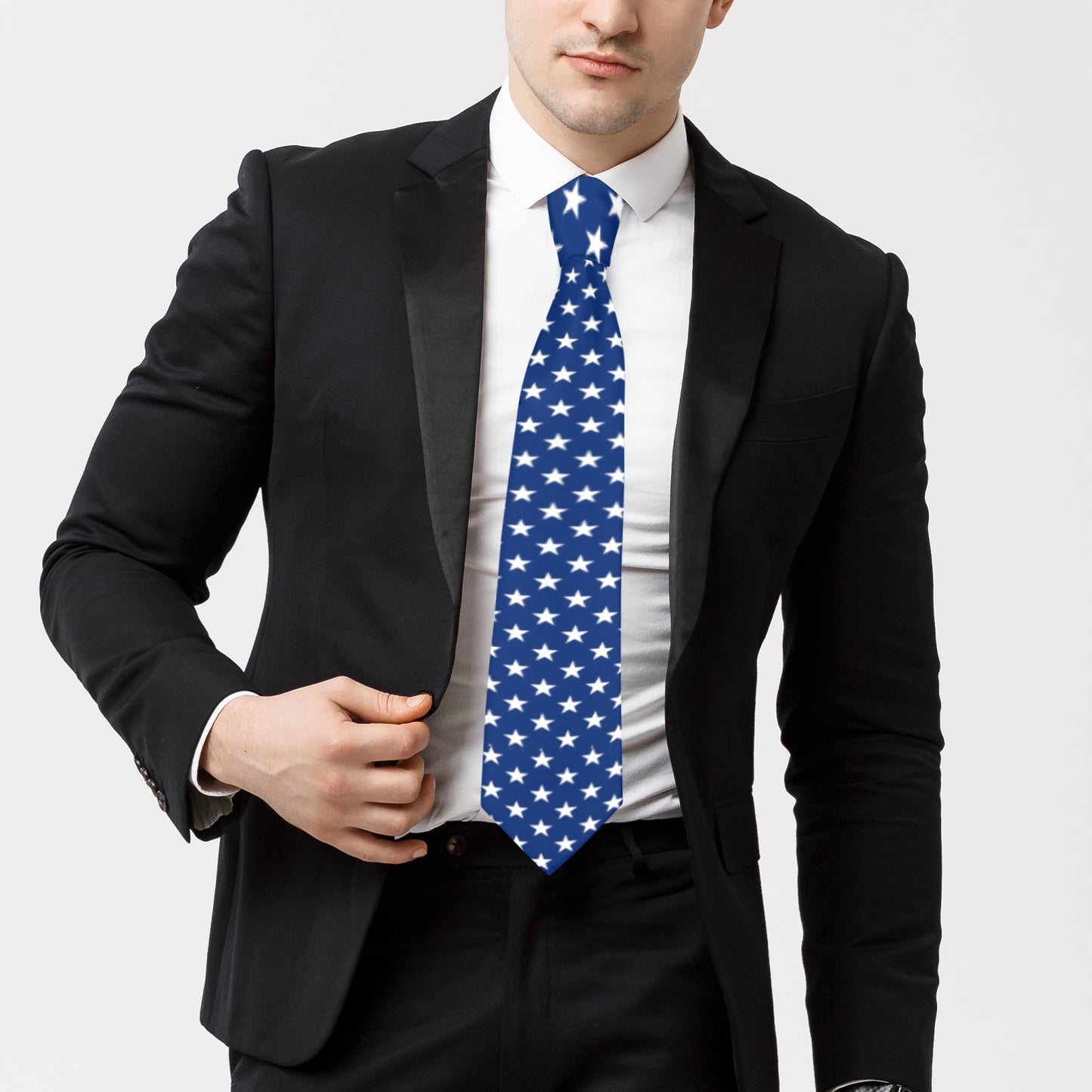 USA/American Flag Inspired Style-4 Classic Necktie (Two Sides)