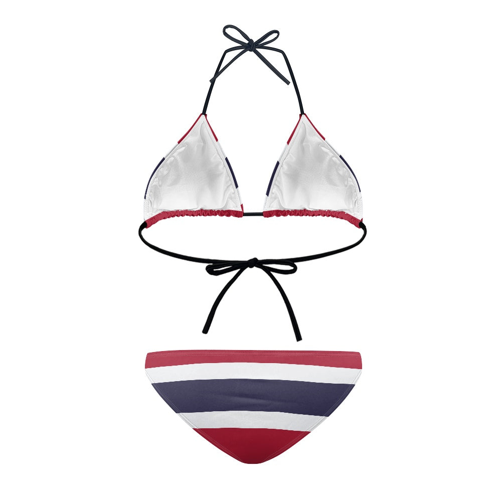 Thailand Flag Inspired Women's Bikini