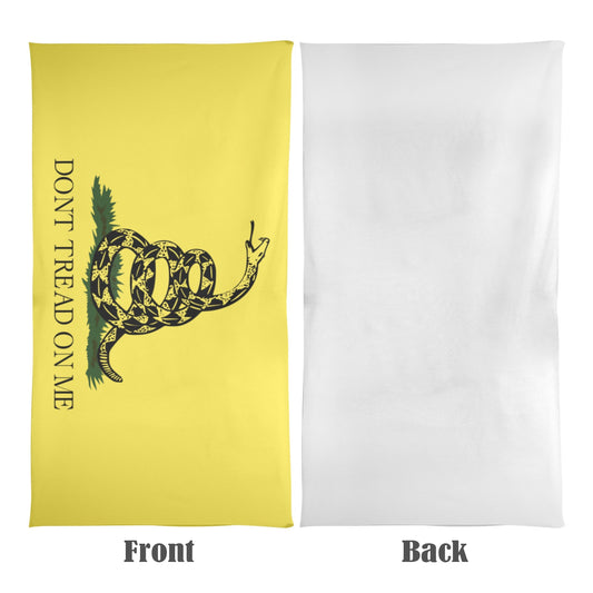 Gadsden Flag Inspired Beach Towel 31"x71" (Made in USA)