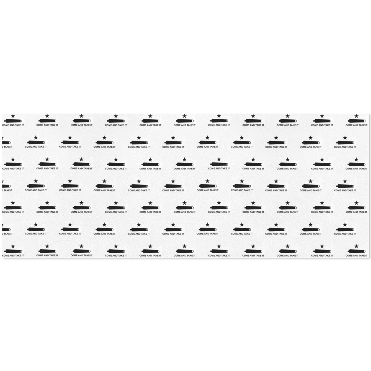 Come and Take It Flag Custom Gift Wrapping Paper 58"x 22.5" (4 Rolls)