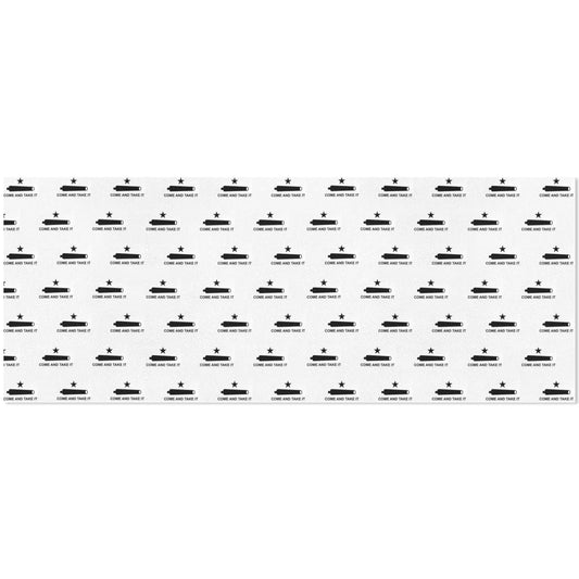 Come and Take It Flag Custom Gift Wrapping Paper 58"x 22.5" (4 Rolls)