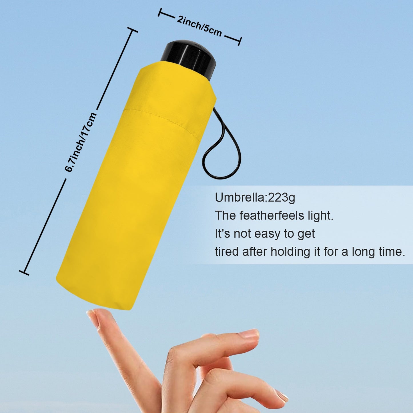 Colombia Flag Inspired Mini Compact Umbrella