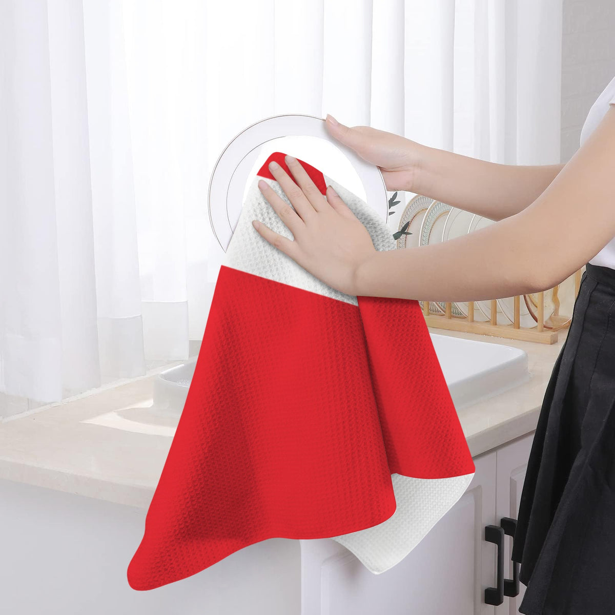 Diver Down Flag Inspired Kitchen Towel 40X60cm (Pack of 2) | Printed In the USA