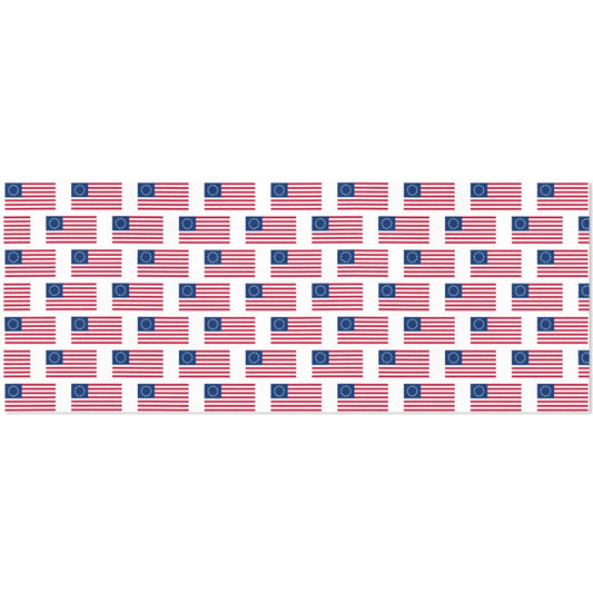 Betsy Ross Flag Inspired Custom Gift Wrapping Paper 58"x 22.5" (4 Rolls)