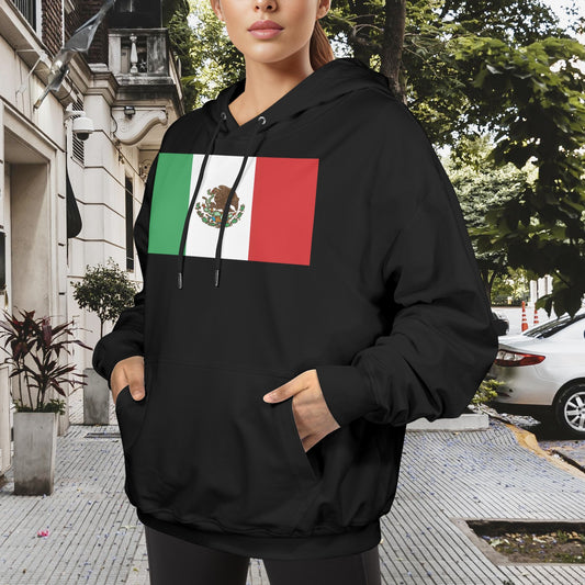 Mexico Flag Women's Hoodie Made in the USA