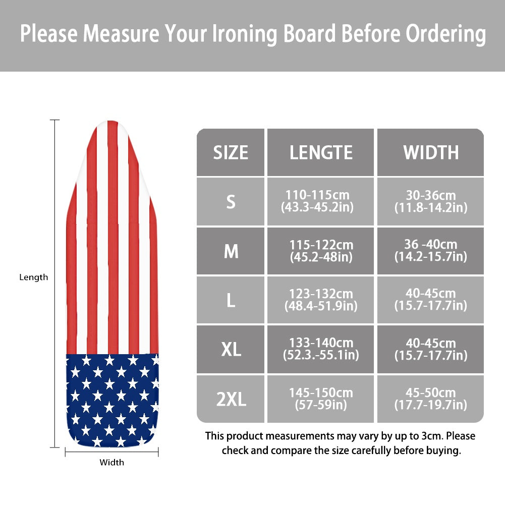 American Flag Inspired Ironing Board Cover